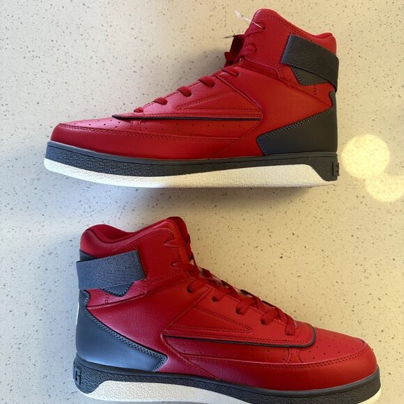 Patrick Ewing Athletics Men's  33 HI ORION Red Black White Basketball Shoe - Picture 4 of 8